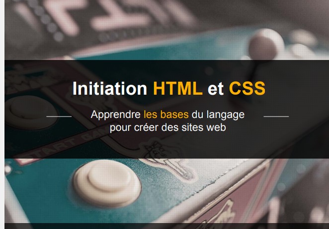 initiation HTML5 et CSS3